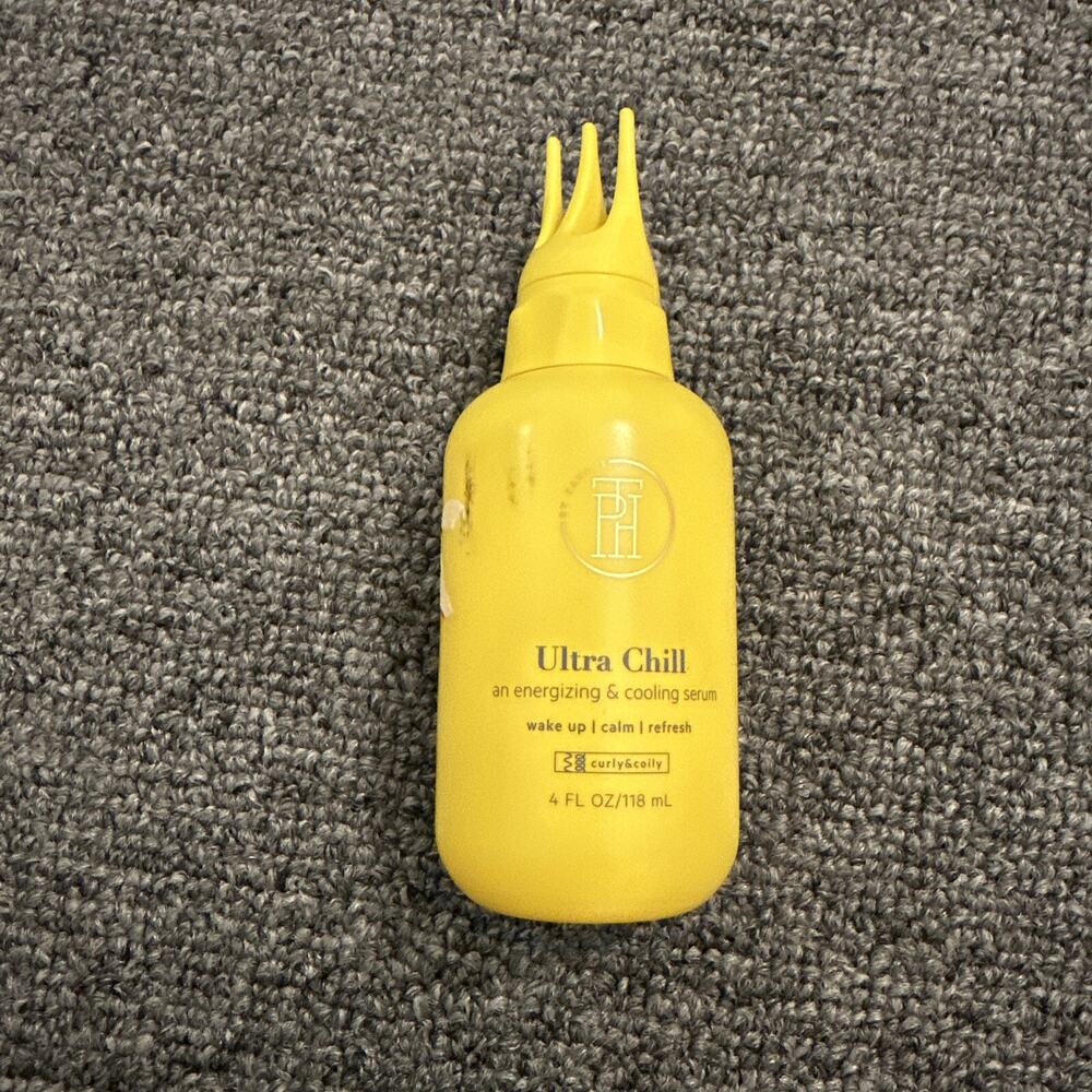 TPH Ultra Chill Energizing and Cooling Serum for Curly Coily Hair 4 oz by Taraji